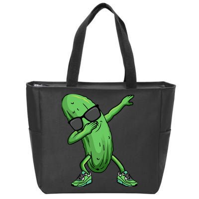 Cucumber Dabbing Pickle Dancing Lover Zip Tote Bag