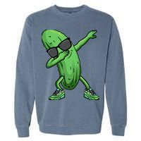 Cucumber Dabbing Pickle Dancing Lover Garment-Dyed Sweatshirt