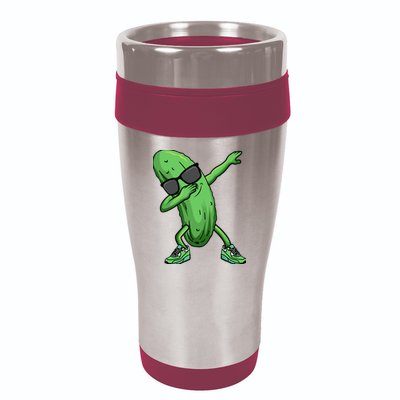 Cucumber Dabbing Pickle Dancing Lover 16oz Travel Tumbler
