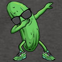 Cucumber Dabbing Pickle Dancing Lover Vector Backpack
