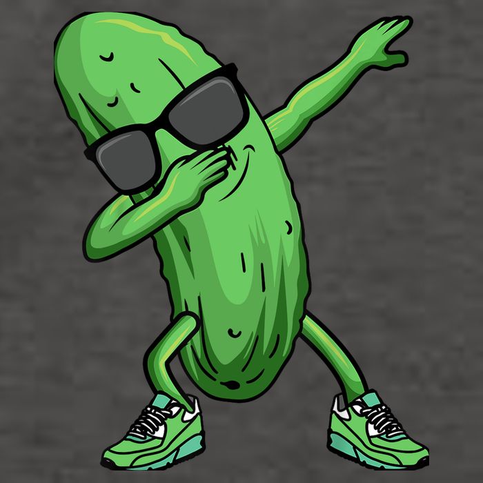 Cucumber Dabbing Pickle Dancing Lover Vector Backpack