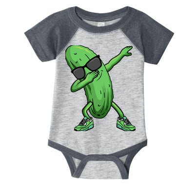 Cucumber Dabbing Pickle Dancing Lover Infant Baby Jersey Bodysuit