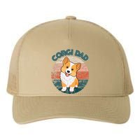 Corgi Dad Pembroke Welsh Corgi Dog Lovers Owner Doggy Doggo Yupoong Adult 5-Panel Trucker Hat