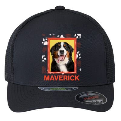 Custom Dog Pet Personalize Picture Photo Name Flexfit Unipanel Trucker Cap
