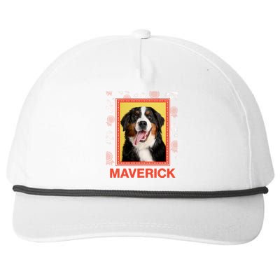 Custom Dog Pet Personalize Picture Photo Name Snapback Five-Panel Rope Hat