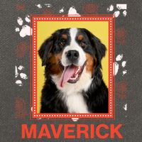 Custom Dog Pet Personalize Picture Photo Name Cotton Canvas Backpack