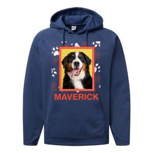 Custom Dog Pet Personalize Picture Photo Name Performance Fleece Hoodie