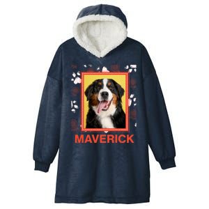 Custom Dog Pet Personalize Picture Photo Name Hooded Wearable Blanket