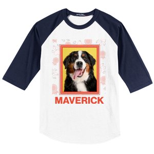 Custom Dog Pet Personalize Picture Photo Name Baseball Sleeve Shirt