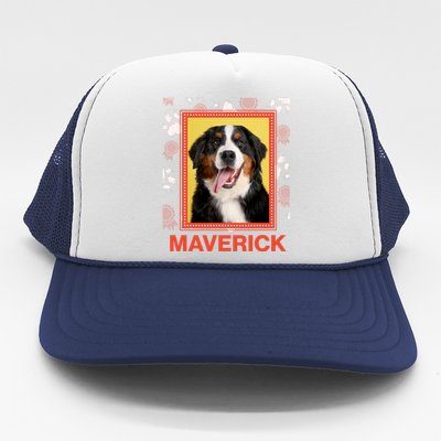 Custom Dog Pet Personalize Picture Photo Name Trucker Hat