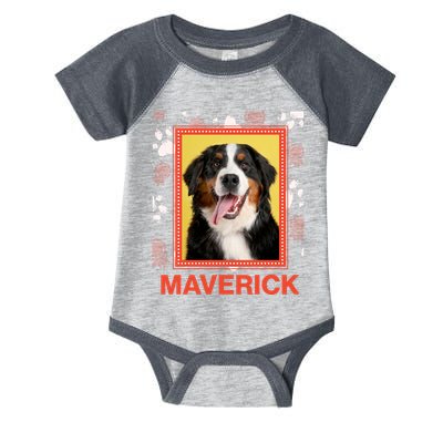 Custom Dog Pet Personalize Picture Photo Name Infant Baby Jersey Bodysuit