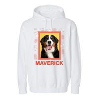 Custom Dog Pet Personalize Picture Photo Name Garment-Dyed Fleece Hoodie