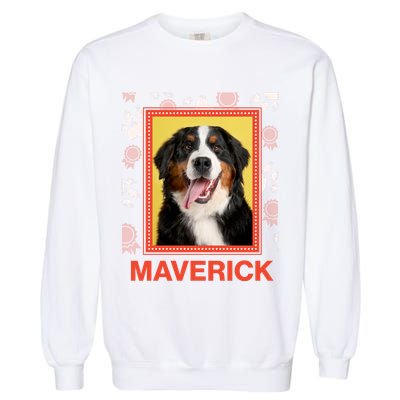 Custom Dog Pet Personalize Picture Photo Name Garment-Dyed Sweatshirt