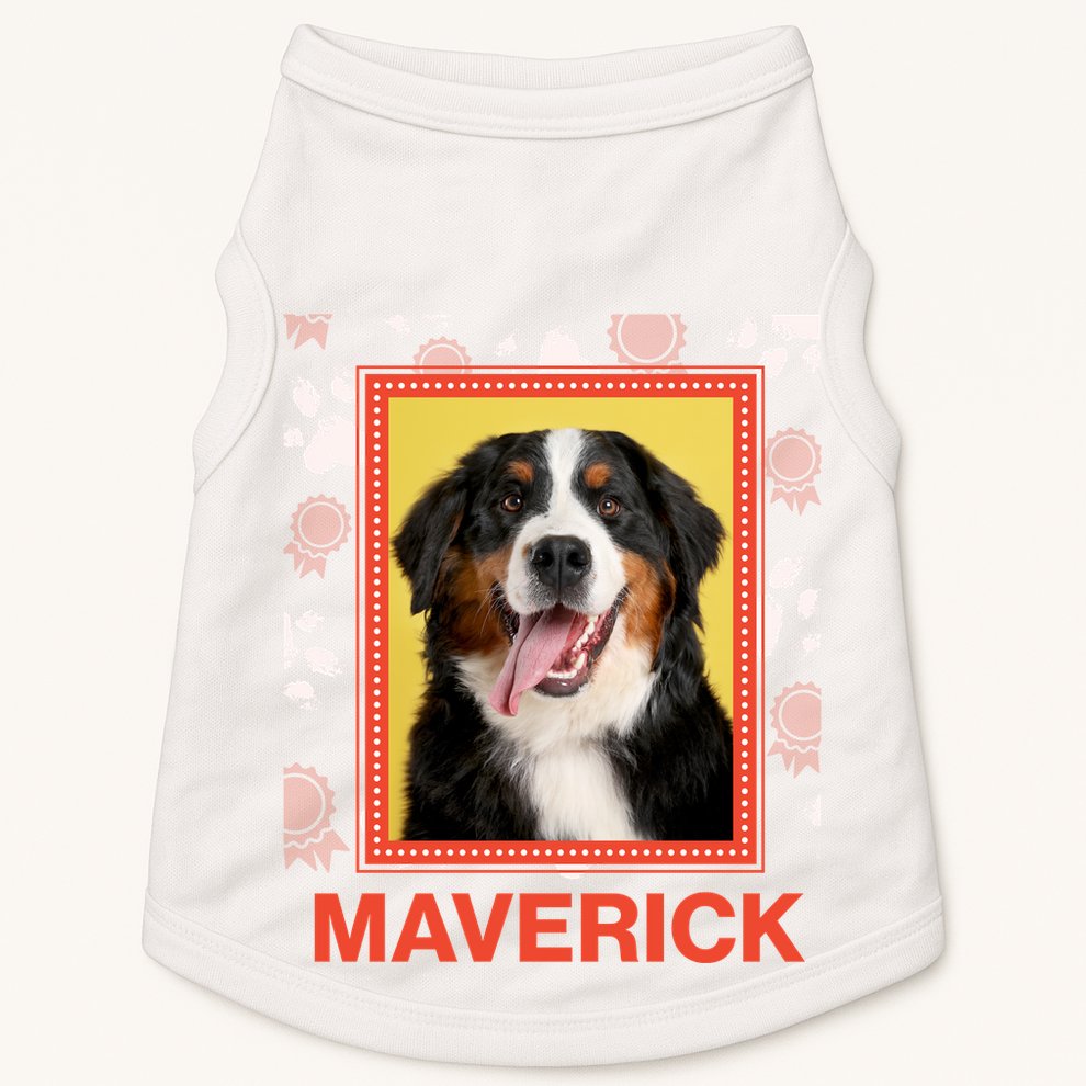 Custom Dog Pet Personalize Picture Photo Name Doggie Tank