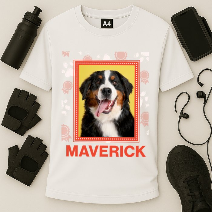 Custom Dog Pet Personalize Picture Photo Name Performance Shirt