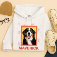 Custom Dog Pet Personalize Picture Photo Name Hoodie