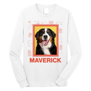 Custom Dog Pet Personalize Picture Photo Name Long Sleeve Shirt