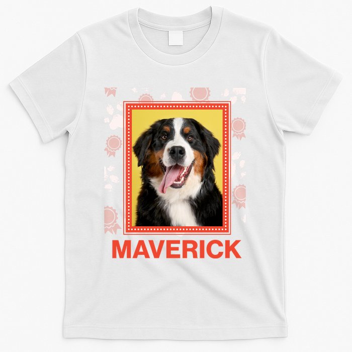 Custom Dog Pet Personalize Picture Photo Name T-Shirt