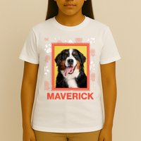 Custom Dog Pet Personalize Picture Photo Name T-Shirt
