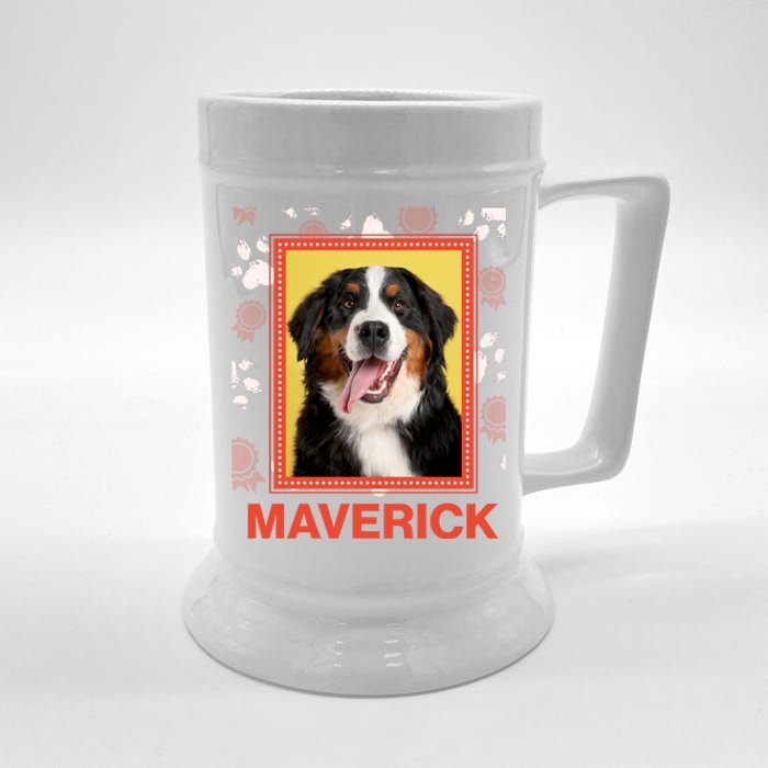 Custom Dog Pet Personalize Picture Photo Name Beer Stein