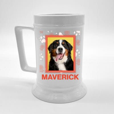 Custom Dog Pet Personalize Picture Photo Name Beer Stein