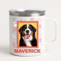 Custom Dog Pet Personalize Picture Photo Name 12 oz Stainless Steel Tumbler Cup