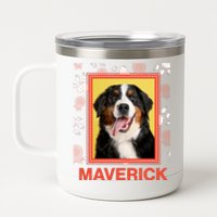 Custom Dog Pet Personalize Picture Photo Name 12 oz Stainless Steel Tumbler Cup