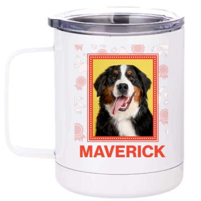 Custom Dog Pet Personalize Picture Photo Name 12 oz Stainless Steel Tumbler Cup