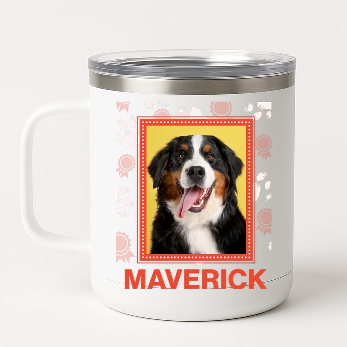 Custom Dog Pet Personalize Picture Photo Name 12 oz Stainless Steel Tumbler Cup