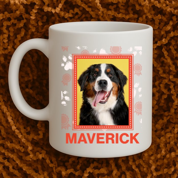 Custom Dog Pet Personalize Picture Photo Name Mug