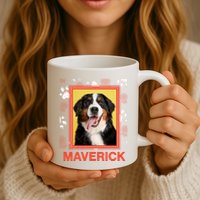 Custom Dog Pet Personalize Picture Photo Name Mug