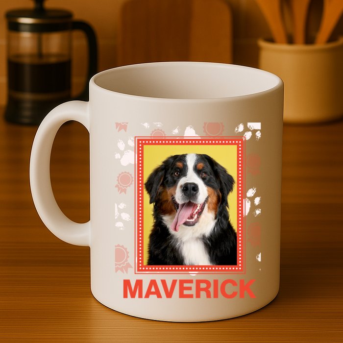Custom Dog Pet Personalize Picture Photo Name Mug