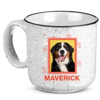Custom Dog Pet Personalize Picture Photo Name 15oz Campfire Ceramic Mug
