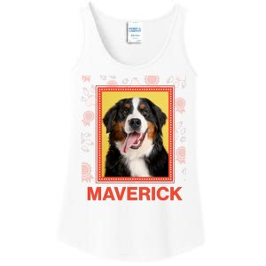 Custom Dog Pet Personalize Picture Photo Name Ladies Essential Tank