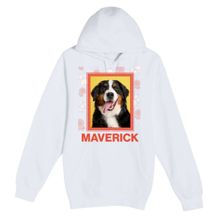 Custom Dog Pet Personalize Picture Photo Name Premium Pullover Hoodie