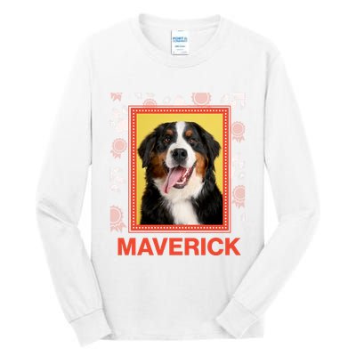 Custom Dog Pet Personalize Picture Photo Name Tall Long Sleeve T-Shirt