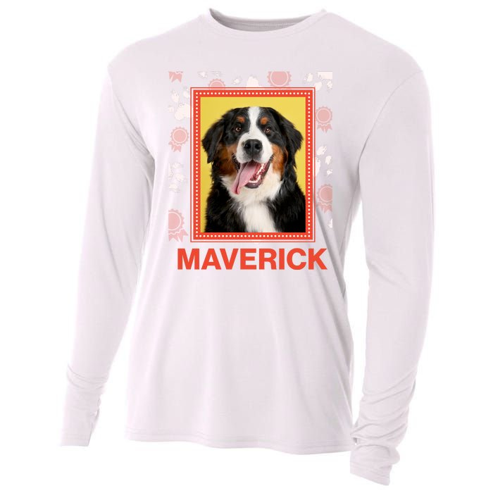 Custom Dog Pet Personalize Picture Photo Name Cooling Performance Long Sleeve Crew