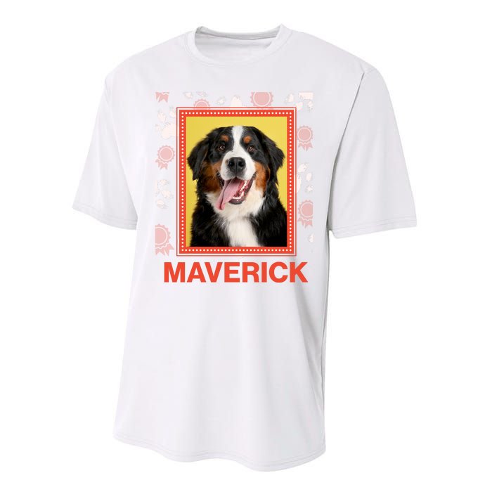 Custom Dog Pet Personalize Picture Photo Name Performance Sprint T-Shirt