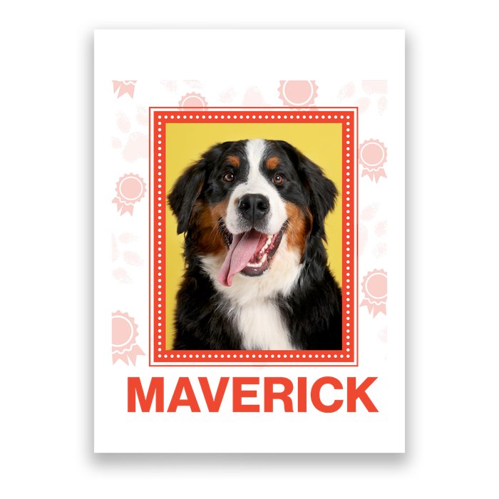 Custom Dog Pet Personalize Picture Photo Name Poster