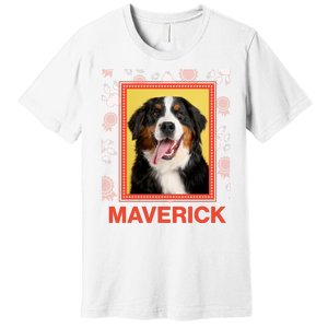 Custom Dog Pet Personalize Picture Photo Name Premium T-Shirt