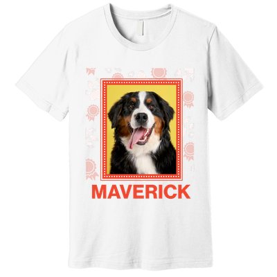 Custom Dog Pet Personalize Picture Photo Name Premium T-Shirt