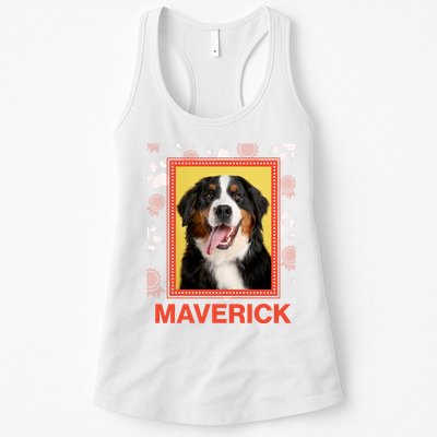Custom Dog Pet Personalize Picture Photo Name Womens Tank Top