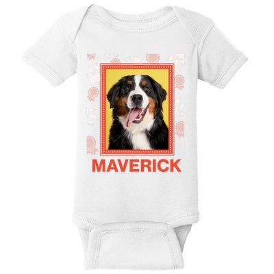 Custom Dog Pet Personalize Picture Photo Name Baby Bodysuit