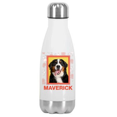 Custom Dog Pet Personalize Picture Photo Name Stainless Steel Insulated Water Bottle