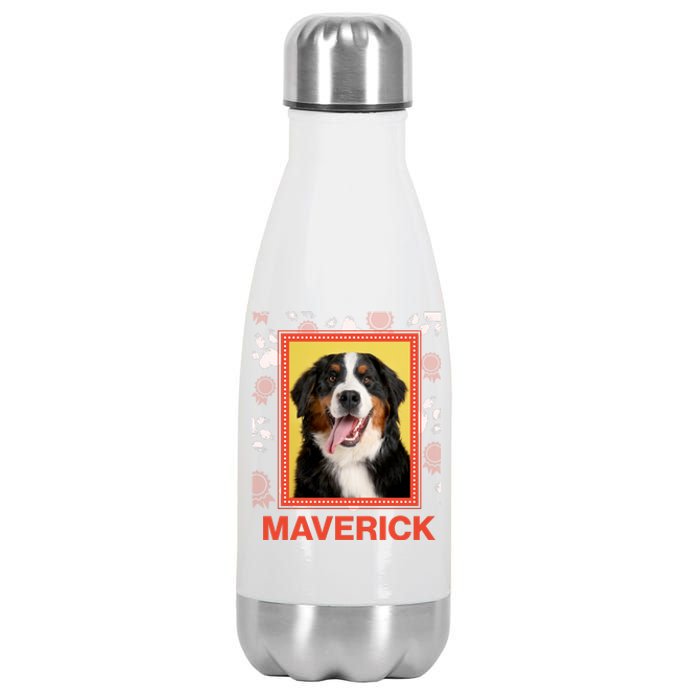 Custom Dog Pet Personalize Picture Photo Name Stainless Steel Insulated Water Bottle