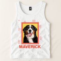 Custom Dog Pet Personalize Picture Photo Name Tank Top