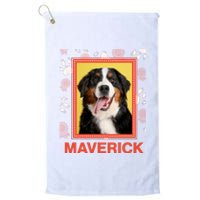 Custom Dog Pet Personalize Picture Photo Name Platinum Collection Golf Towel