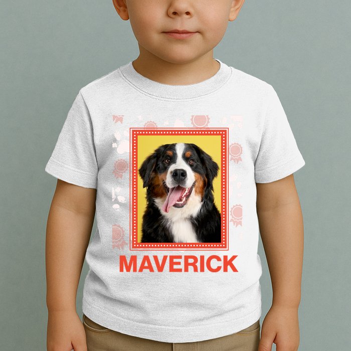 Custom Dog Pet Personalize Picture Photo Name Toddler T-Shirt