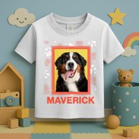 Custom Dog Pet Personalize Picture Photo Name Toddler T-Shirt