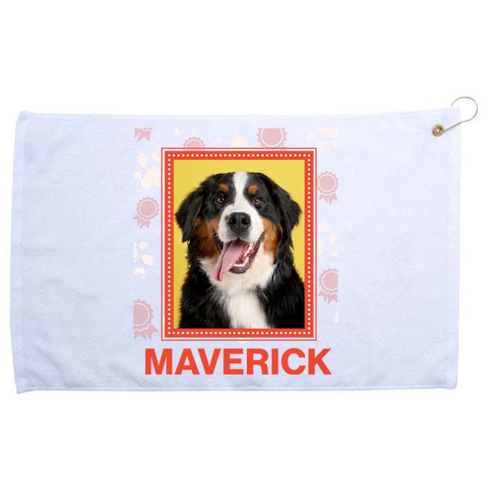 Custom Dog Pet Personalize Picture Photo Name Grommeted Golf Towel